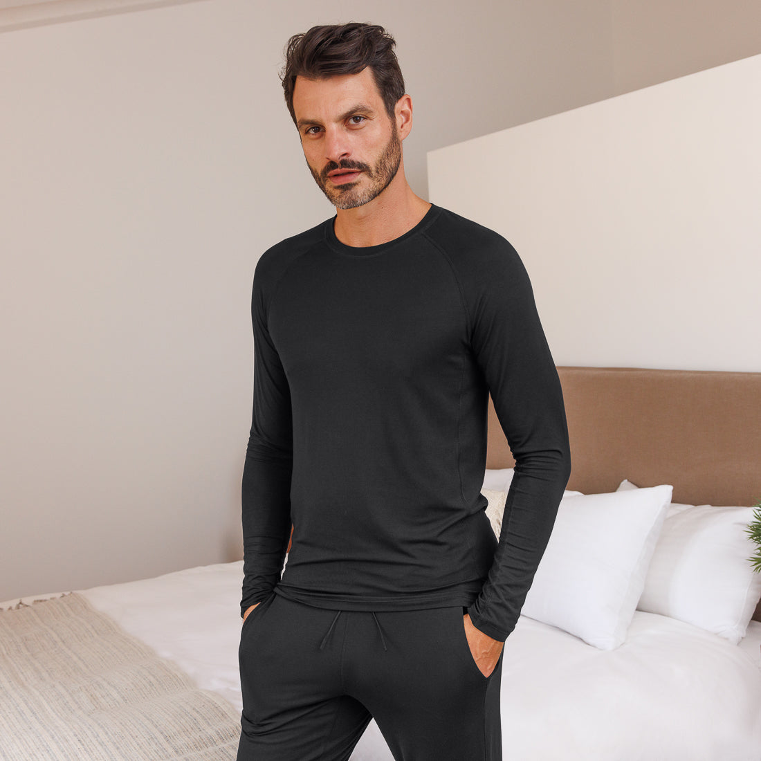 Schlafanzug Herren || Black