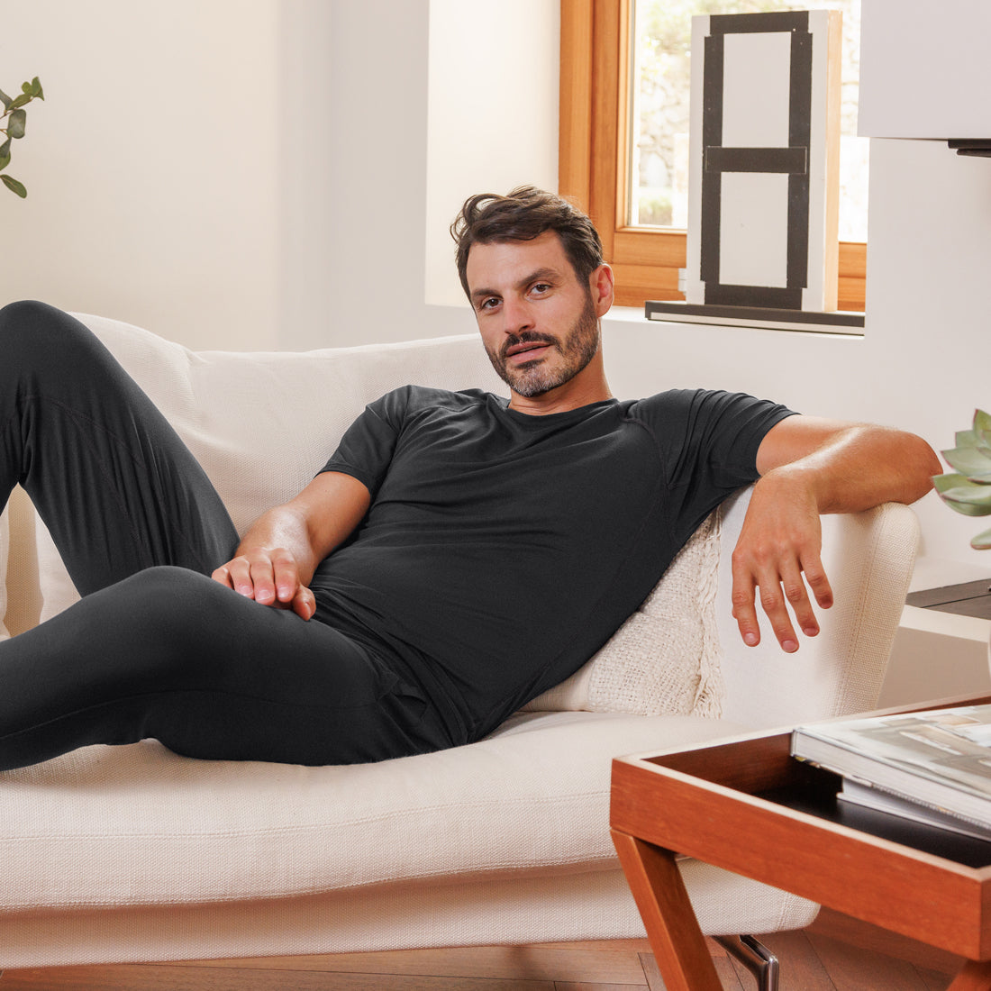 Schlaf T-shirt Herren || Black