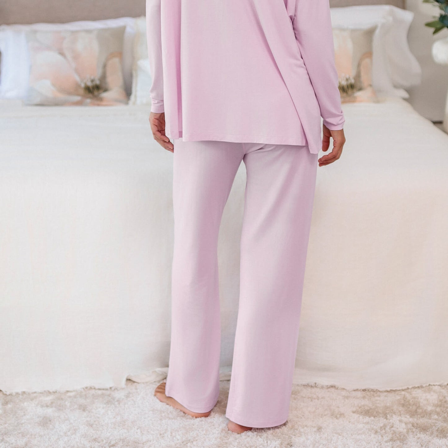 Lockere hose Damen || Pink blush