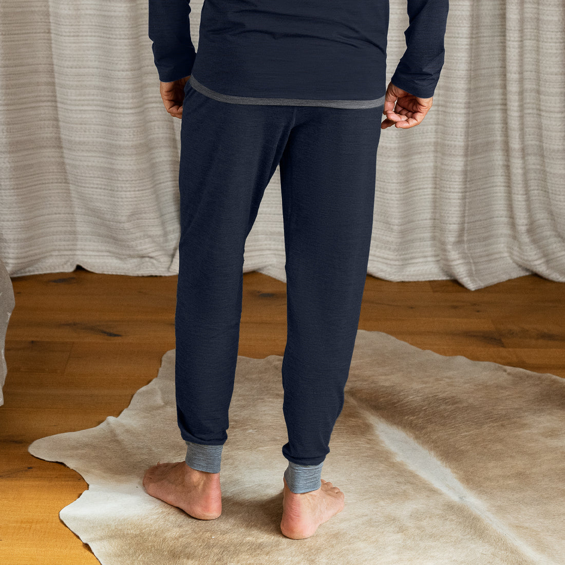 Warmer Schlafanzug Herren || Winter night melange