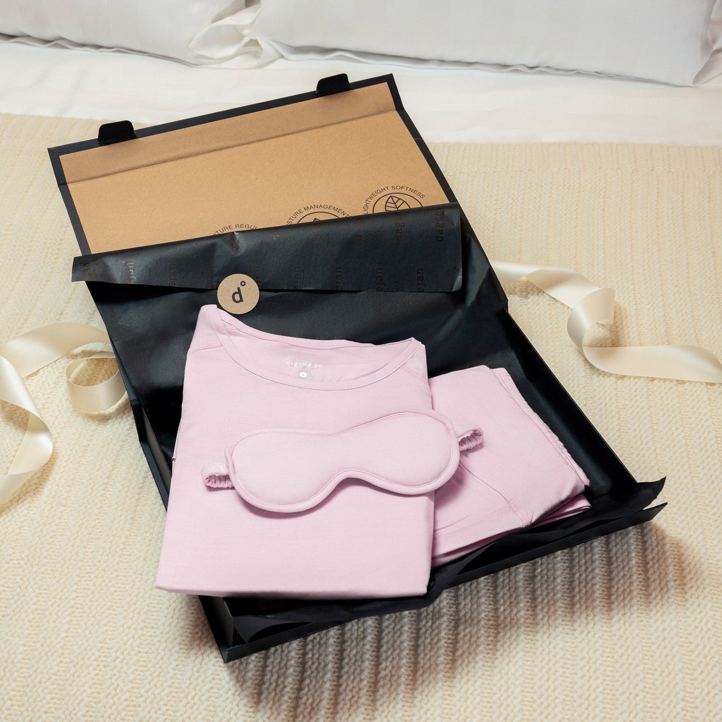 Geschenkset Pyjamas Damen || Pink blush