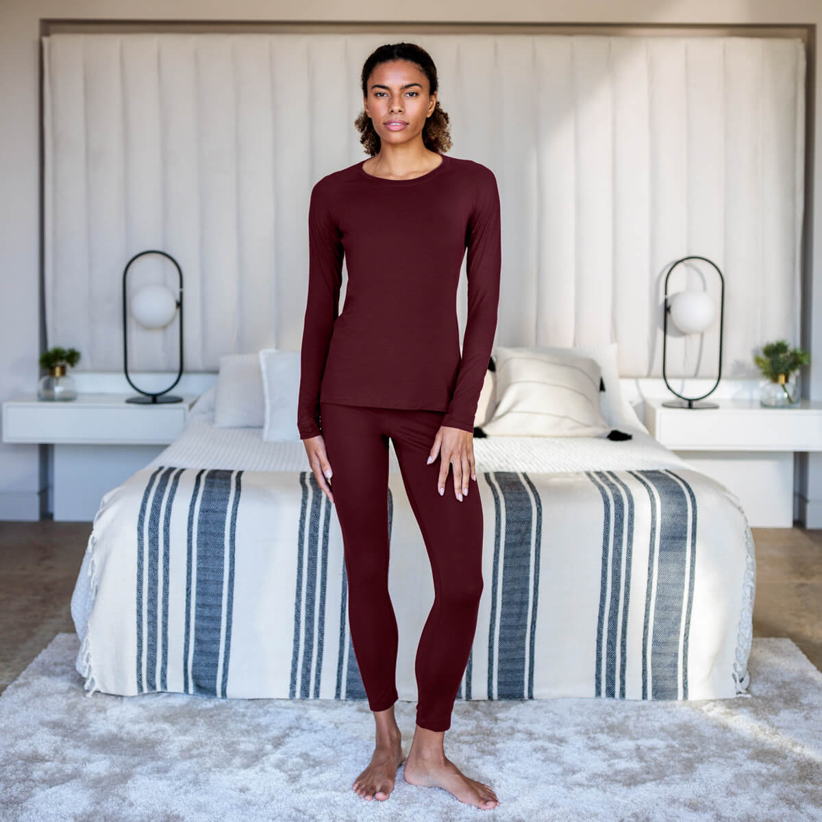 Funktionelle Kleidung Damen || burgundy