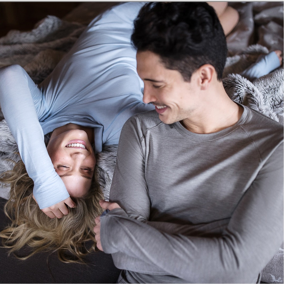 Pyjama aus Merino Wolle für Damen und Herren