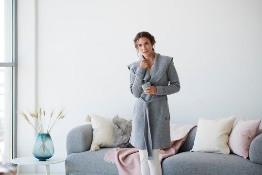 merino strickjacke damen