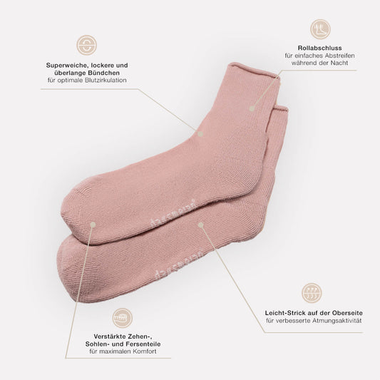 Schlafsocken || Pink