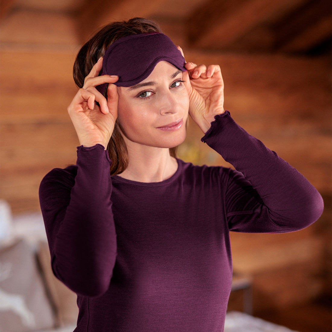 Schlafmaske || VELVET BERRY