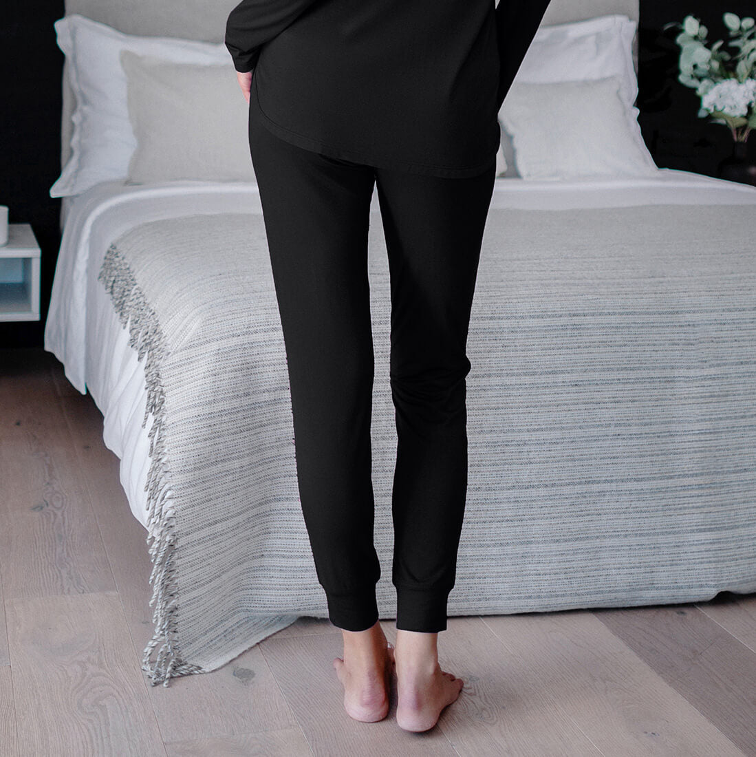 Schlafanzug Damen Hosen || Black