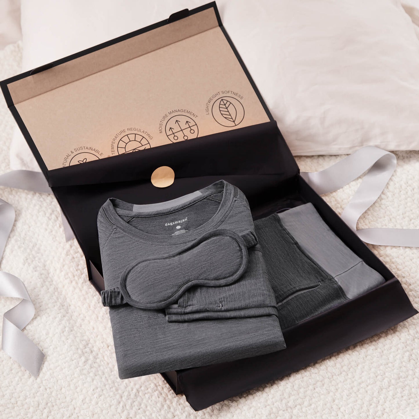 Geschenkset Herren || Dark grey melange