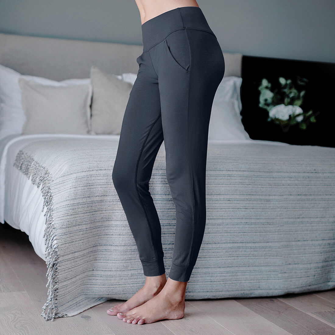 Schlafanzug Damen Hosen || Deep grey