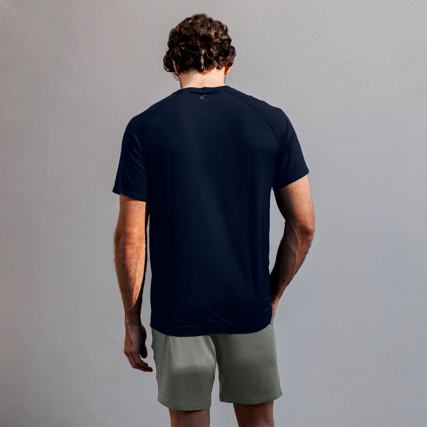 kühlendes Pyjama T-Shirt || Navy blue