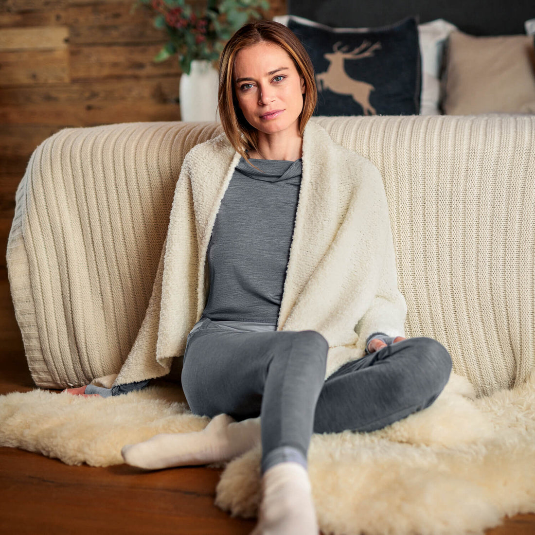 Decken-Schal || Off white