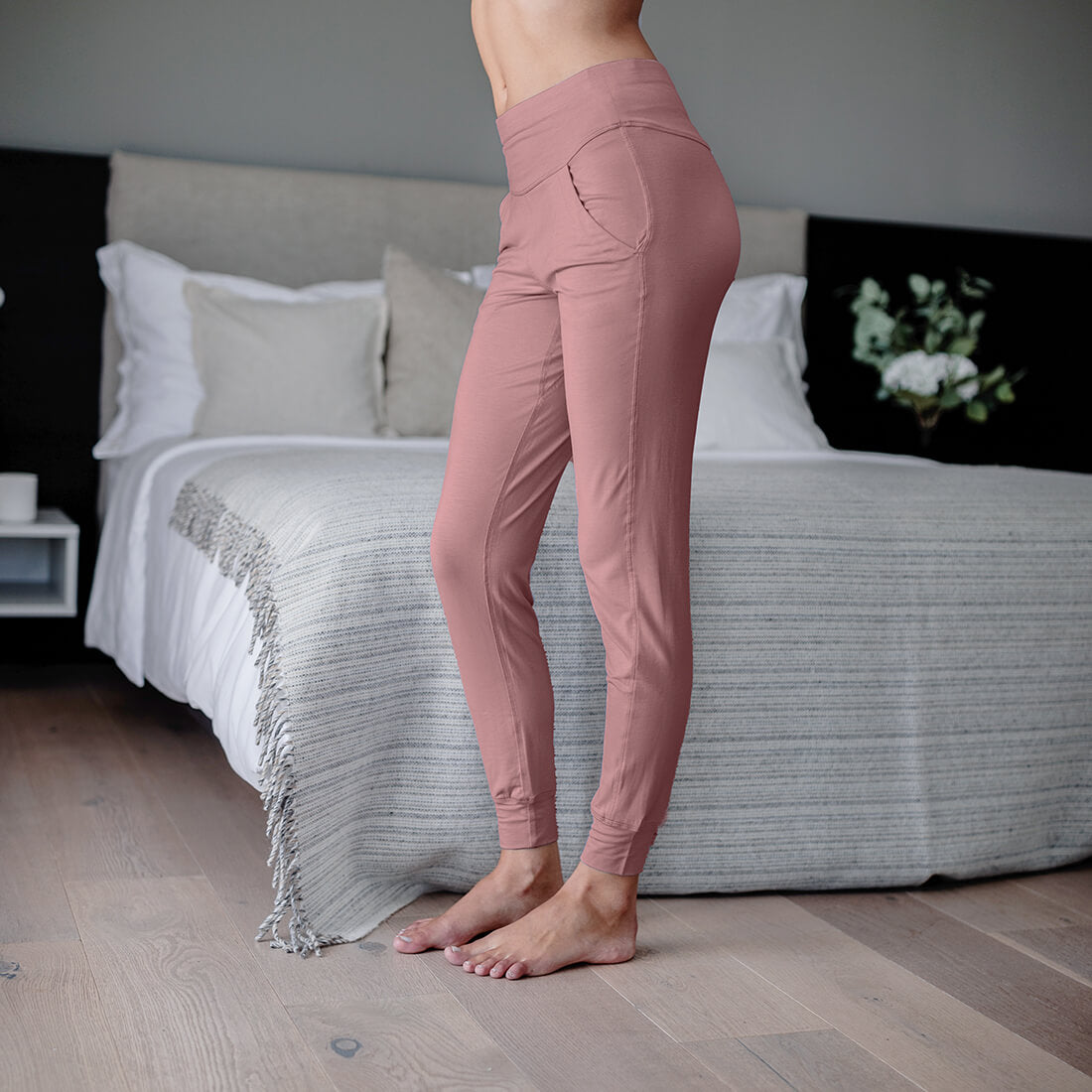 Pyjama Hose || Sunrise rose