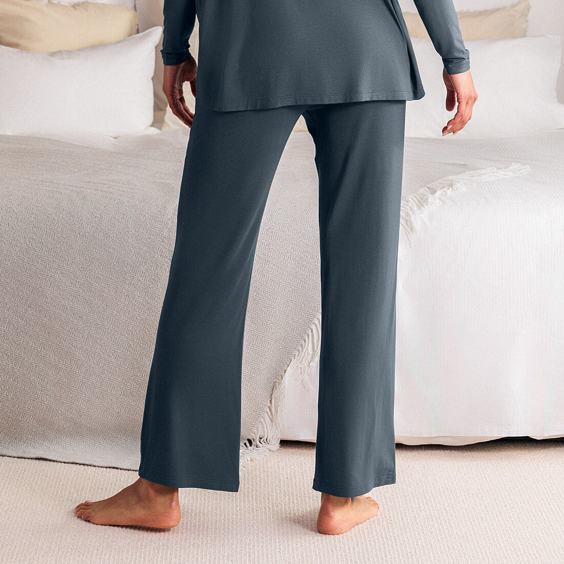 Atmungsaktive Pyjama Hose für Damen || Deep grey