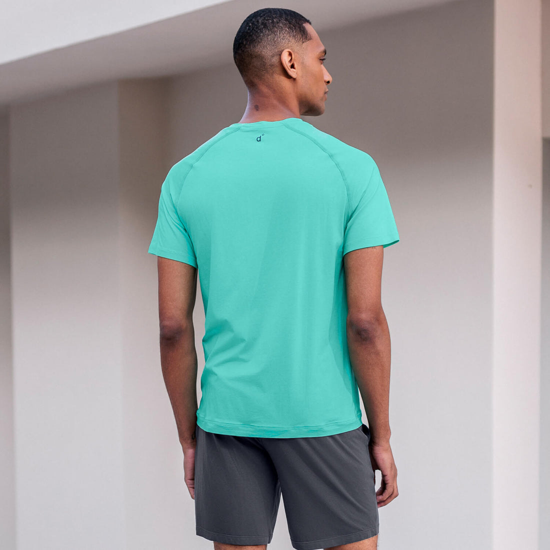 Schlaf T-Shirt Herren || Turquoise