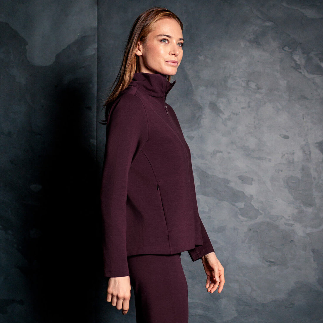 Damen Reisejacke || Mulberry