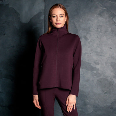 Damen Reisejacke || Mulberry