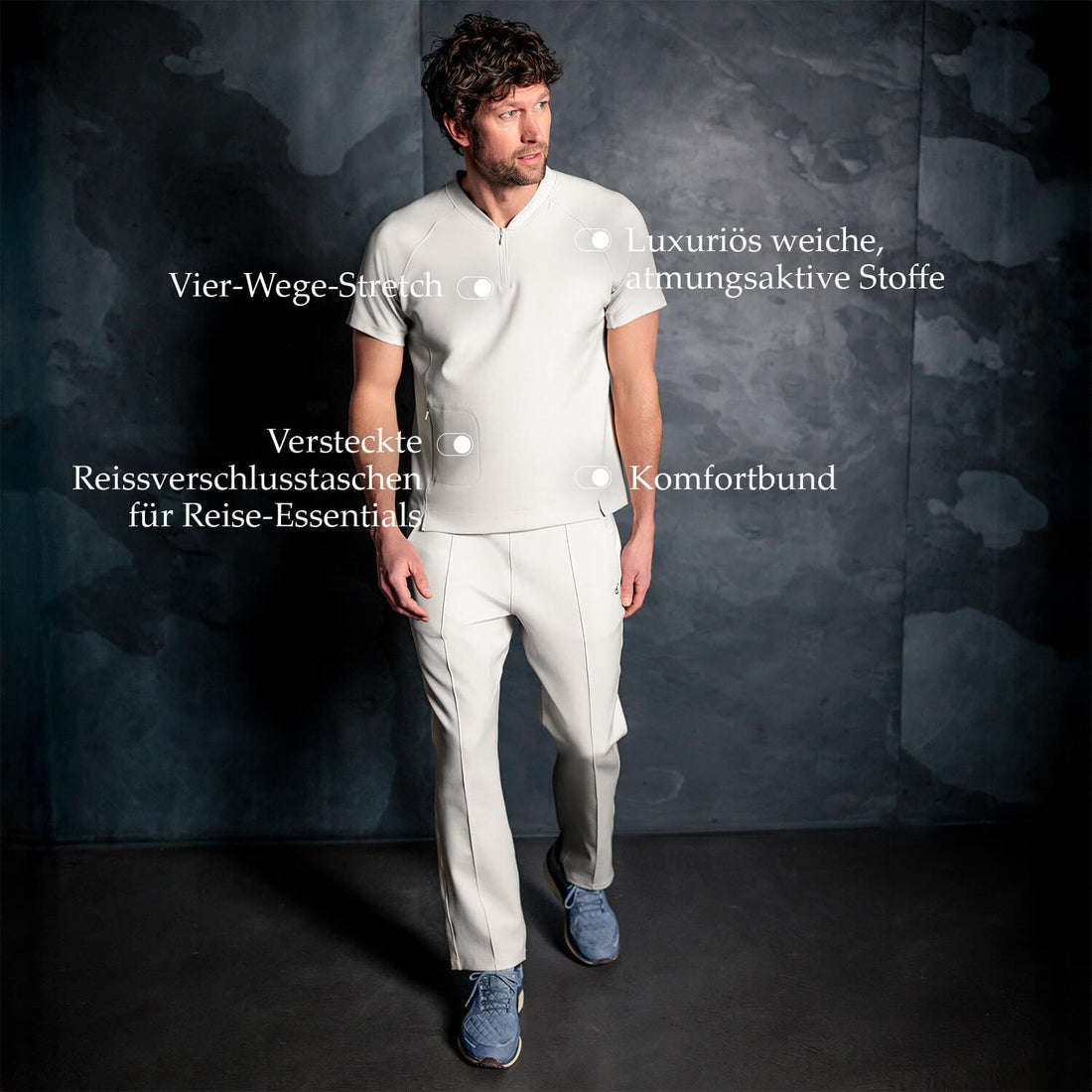 Bequeme Kleidung zum Reisen für Herren || Sandstone