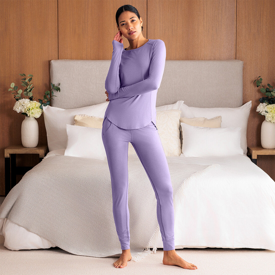 Pyjama Schweiz Damen|| Mauve