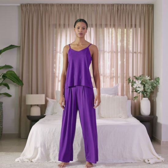 Kühlende Slip-Top Damen || Purple glow