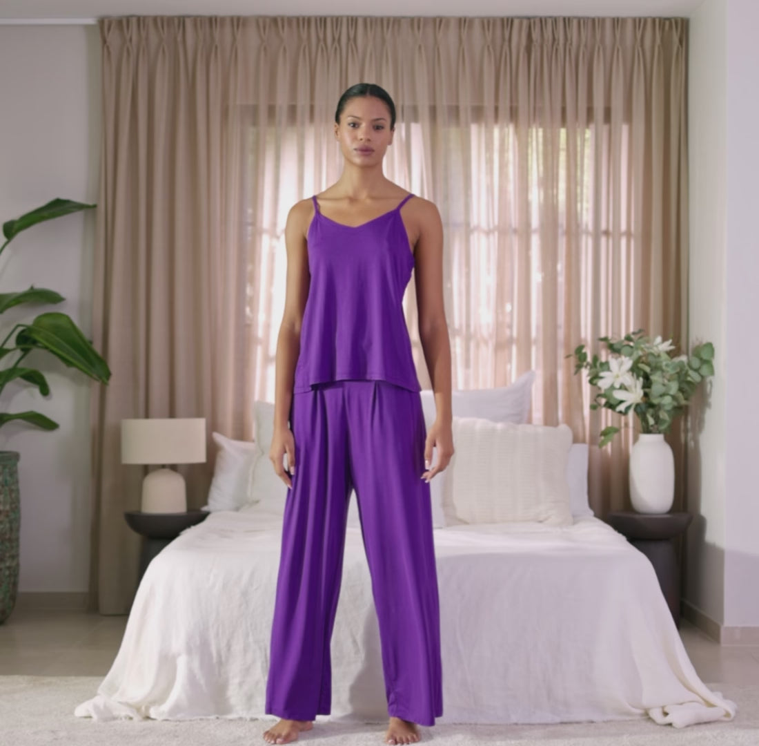 Kühlende Slip-Top Damen || Purple glow