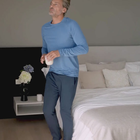 Schlafanzug Herren || Sky blue