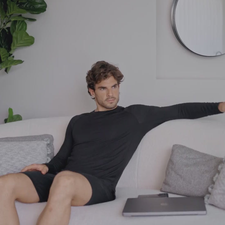 Pyjamas Shorts Herren || Black