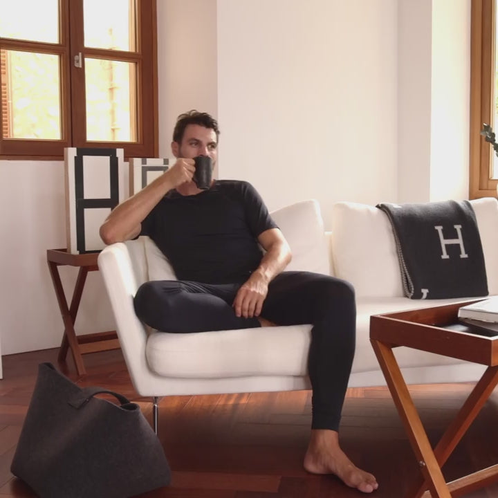 Schlaf T-shirt Herren || Black